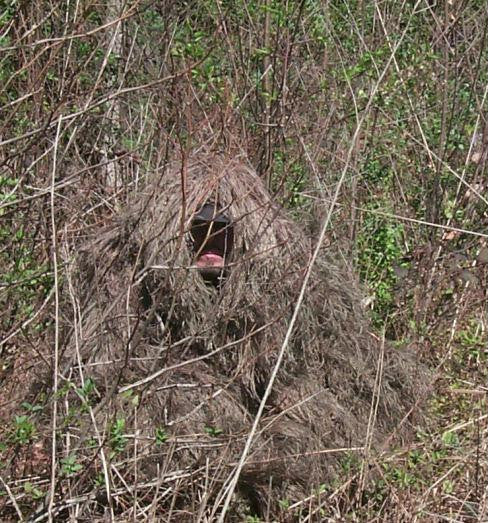 Ghillie Poncho Woodland
