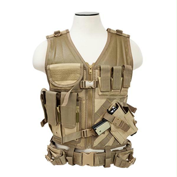 NcStar Tactical Vest Tan Large