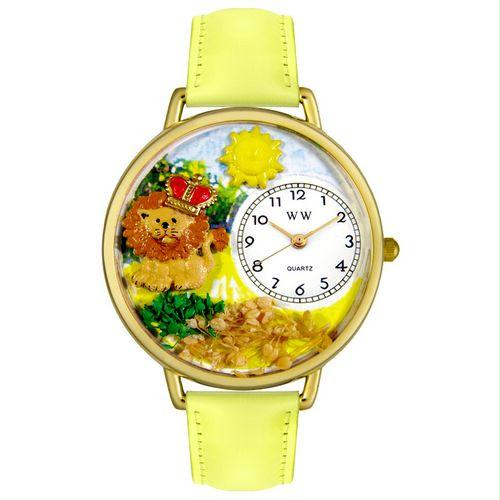 Lion Watch in Gold (Large)