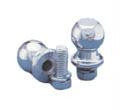 Universal Chrome Internal Thread Style Trailer Balls 2in X 3-4in Shank Diameter