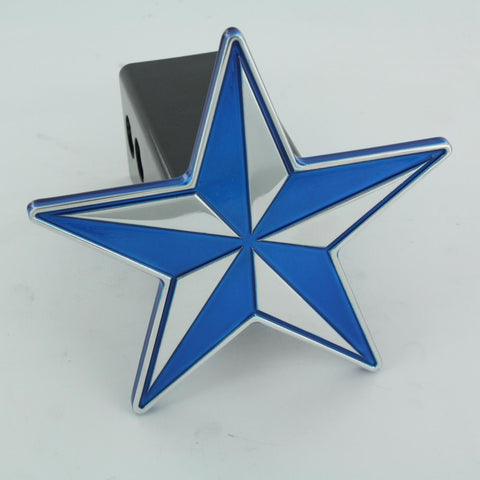 All Sales Nautical Star Hitch Cover- Blue