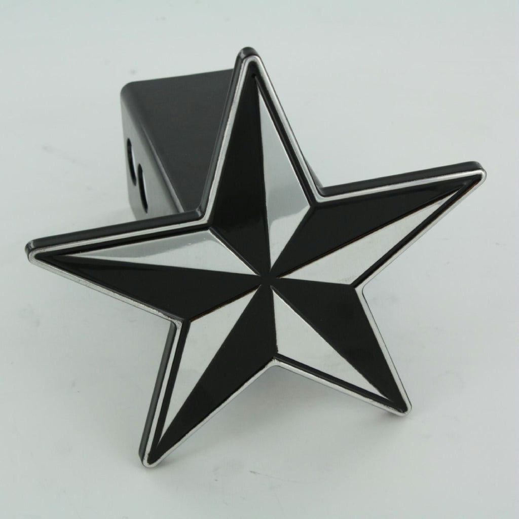 All Sales Nautical Star Hitch Cover- Black