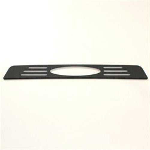 All Sales Oval 3rd Brake Light Cover-Black Powdercoat