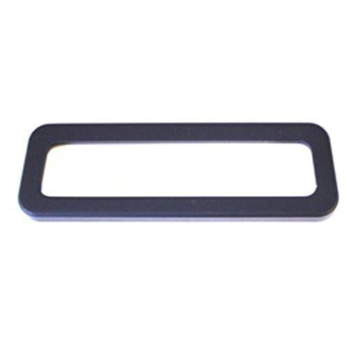 All Sales OVAL 3rd Brake Light Cover-Black Powdercoat