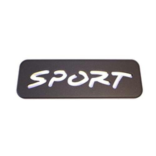 All Sales Sport 3rd Brake Light Cover -Black Powdercoat