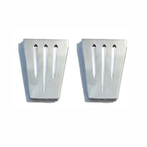 All Sales Hinge Cover - Pair Chrome