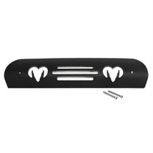 All Sales Ramshead 3rd Brake Light Cover-Black Powdercoat