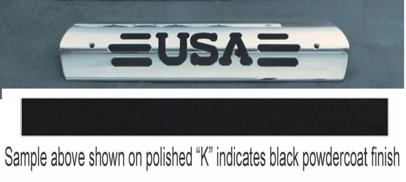 All Sales USA 3rd Brake Light Cover-Black Powdercoat