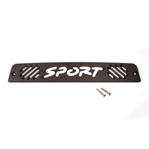 All Sales Sport 3rd Brake Light Cover-Black Powdercoat