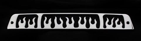 All Sales Flame 3rd Brake Light Cover-Polished