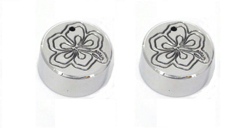 All Sales Interior Dash Knobs (set of 2)- Hibiscus Polished