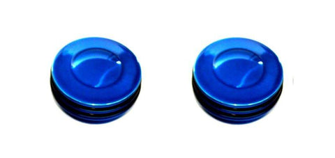 All Sales Interior Dash Knobs (set of 2)- O-ring Blue