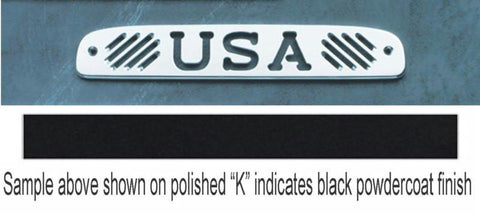 All Sales USA 3rd Brake Light Cover-Black Powdercoat