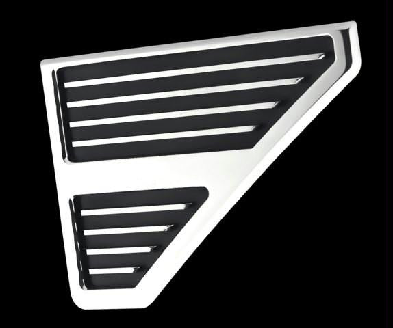 All Sales Hood Vent Grille\s Pair -Polished