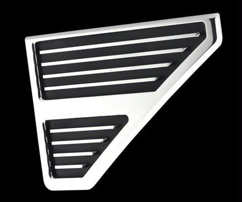 All Sales Hood Vent Grille\s Pair-Brushed