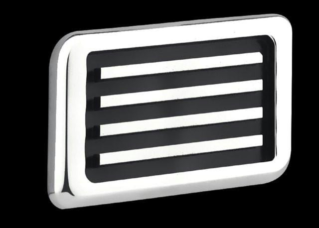 All Sales Rectangle Vent - Lines Single Polished