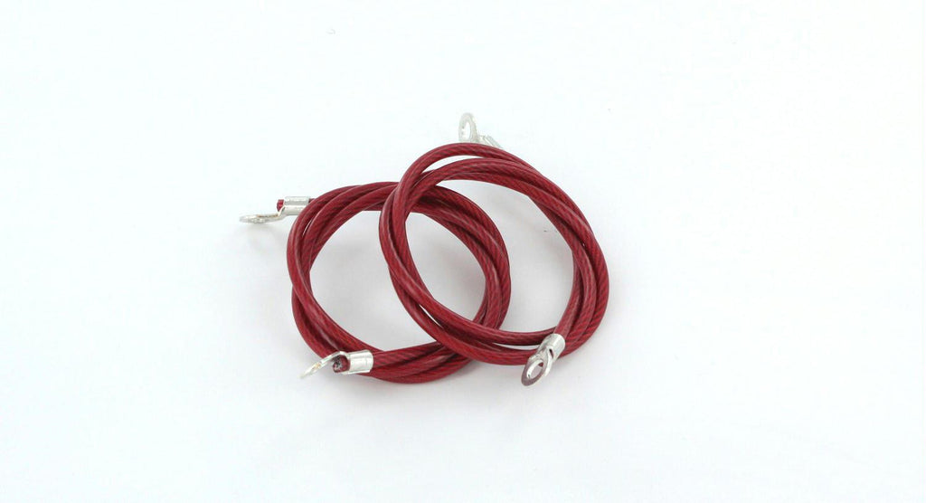 All Sales Hood Pin Cables- Red