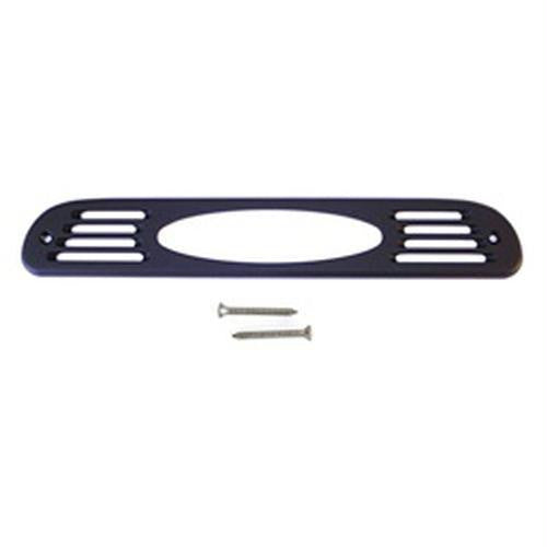 All Sales Oval3rd Brake Light Cover-Black Powdercoat