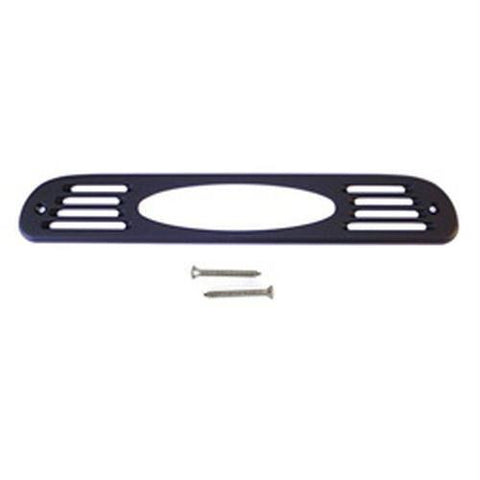 All Sales Oval3rd Brake Light Cover-Black Powdercoat