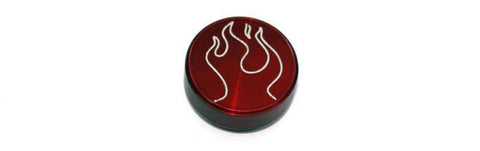 All Sales Interior Dash Knobs (4wd knob)- Flame Red