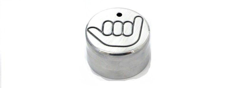 All Sales Interior Dash Knobs (4wd knob)- Hang Loose Polished