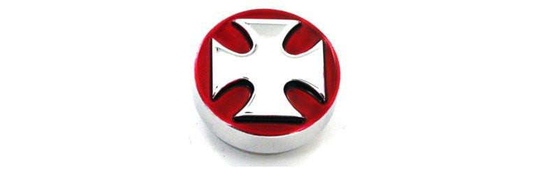 All Sales Interior Dash Knobs (4wd knob)- Iron Cross Red