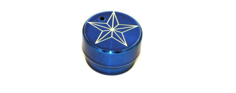 All Sales Interior Dash Knobs (4wd knob)- Star Blue