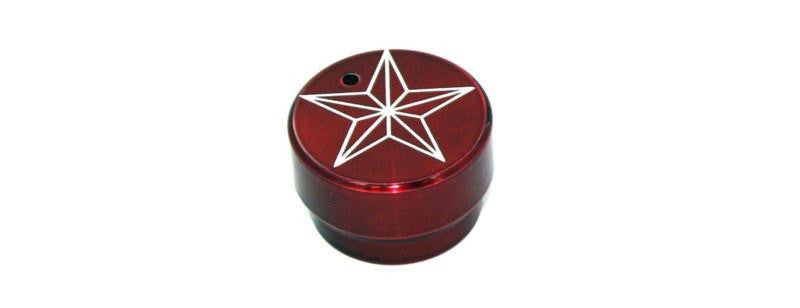 All Sales Interior Dash Knobs (4wd knob)- Star Red