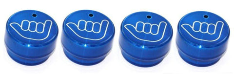 All Sales Interior Dash Knobs (set of 4) AC+4wd knob- Hang Loose Blue