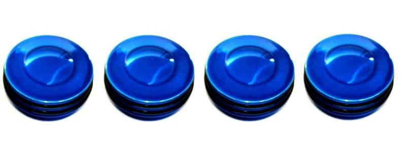 All Sales Interior Dash Knobs (set of 4) AC+4wd knob- O-ring Blue