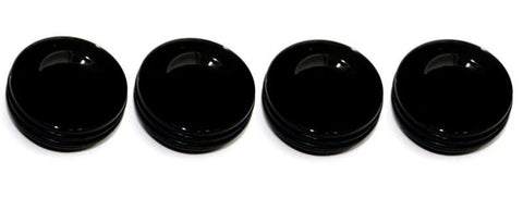 All Sales Interior Dash Knobs(set of 4) AC+4wd knob- O-ring Black