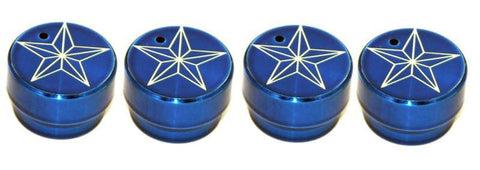 All Sales Interior Dash Knobs (set of 4) AC+4wd knob- Star Blue