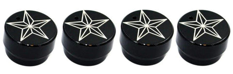 All Sales Interior Dash Knobs (set of 4) AC+4wd knob- Star Black