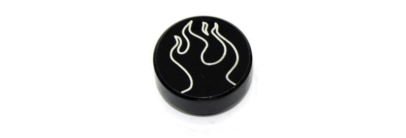 All Sales Interior Dash Knobs (4wd knob only)- Flame Black