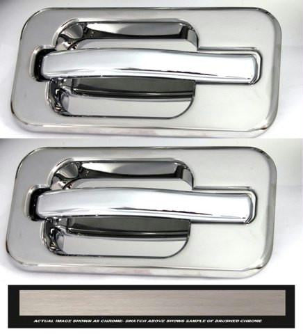 All Sales Brush Chrome LH & RH w-o Lock Rear Doors