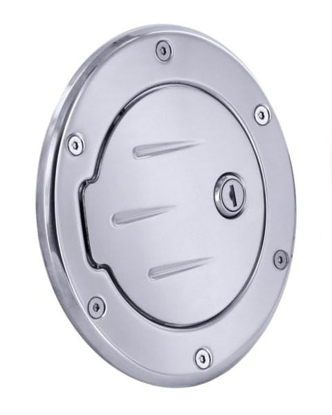 All Sales Race Style Ball-Milled Fuel Dr 6 3-4 Ring O.D. 5 1-8 Door O.D.-Chrome Locking