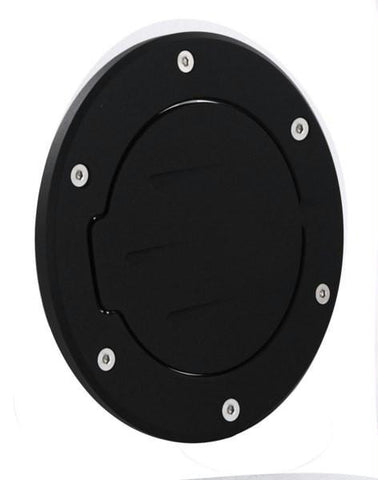 All Sales Race Style Ball-Milled Fuel Dr 6 3-4 Ring O.D. 5 1-8 Door O.D.-Gloss Black Ring and Door