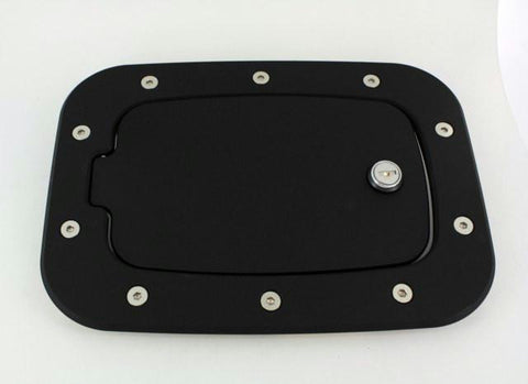 All Sales Race Style Billet Fuel Dr 10 3-8 X 7 5-8 Ring 8 X 4 5-8 Door -Gloss Black Ring and locking door