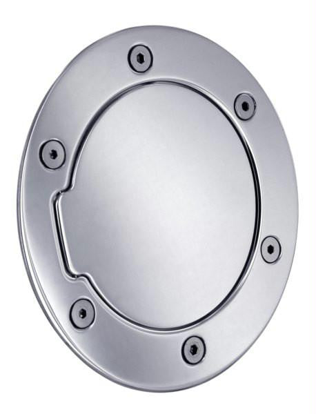 All Sales Race Style Billet Fuel Dr 7 1-8 Ring O.D. 5 1-8 Door O.D. -Brushed Chrome