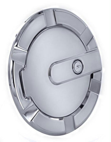 All Sales Striker Style Billet Fuel Dr 7 1-8 Ring O.D. 5 1-8 Door O.D. -Brushed Chrome Locking