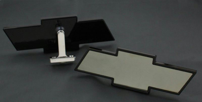 All Sales 8 Inch Bowtie Mirror Black