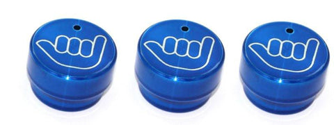 All Sales Interior Dash Knobs (set of 3)- Hang Loose Blue