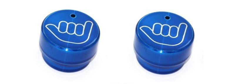 All Sales Interior Dash Knobs (set of 2)- Hang Loose Blue