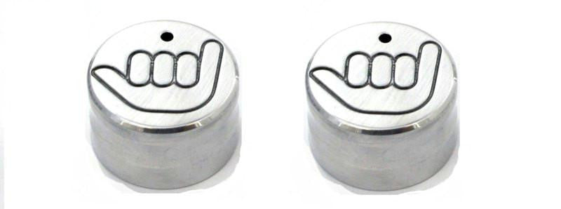 All Sales Interior Dash Knobs (set of 2)- Hang Loose Polished