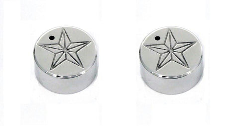 All Sales Interior Dash Knobs (set of 2)- Star Polished