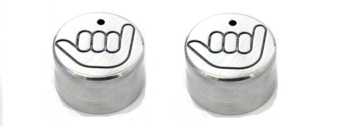 All Sales Interior Dash Knobs (set of 2)- Hang Loose Polished