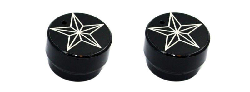 All Sales Interior Dash Knobs (set of 2)- Star Black