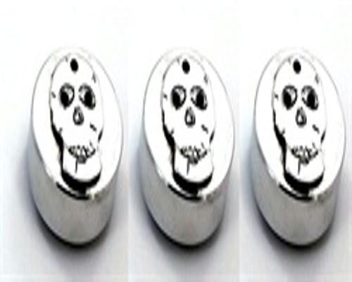 All Sales Head Light Knob (1 Knob)- Skull Polished