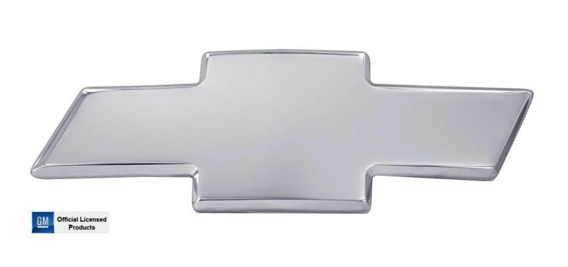 All Sales Chevy Bowtie Grille Emblem W-O Border- Chrome