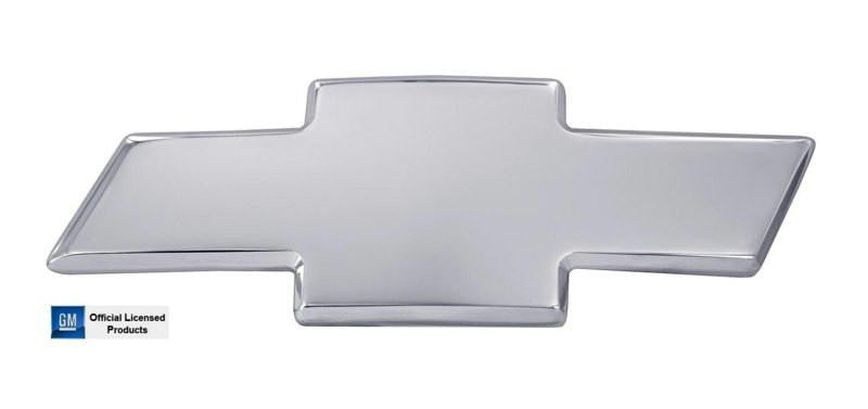 All Sales Chevy Bowtie Grille Emblem W-O Border- Chrome